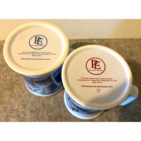 2 Polar Express Holiday Mugs  1-20th Anniversary Mug, and 1 Christmas Train Mug - Picture 5 of 5